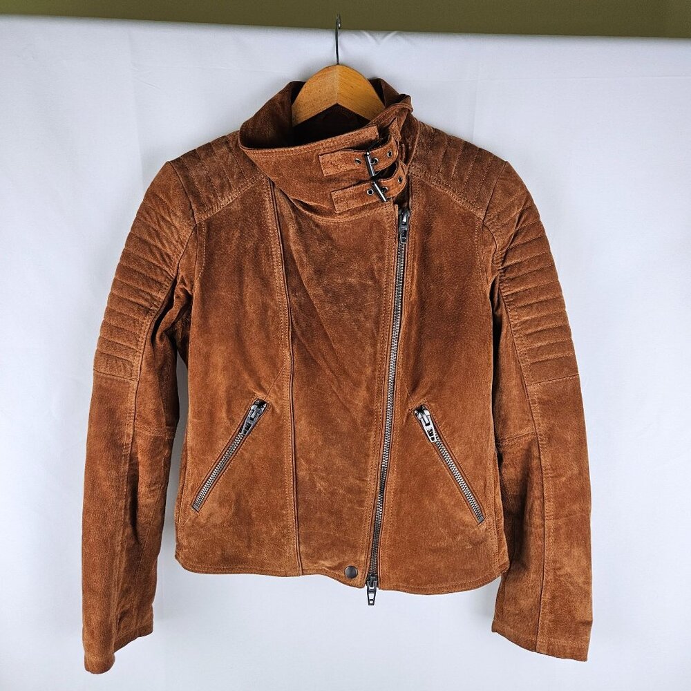 Blank NYC Brown Leather Jacket - Picture 2 of 12